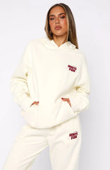 11th Street Sweet Kisses Oversized Hoodie Cake Batter