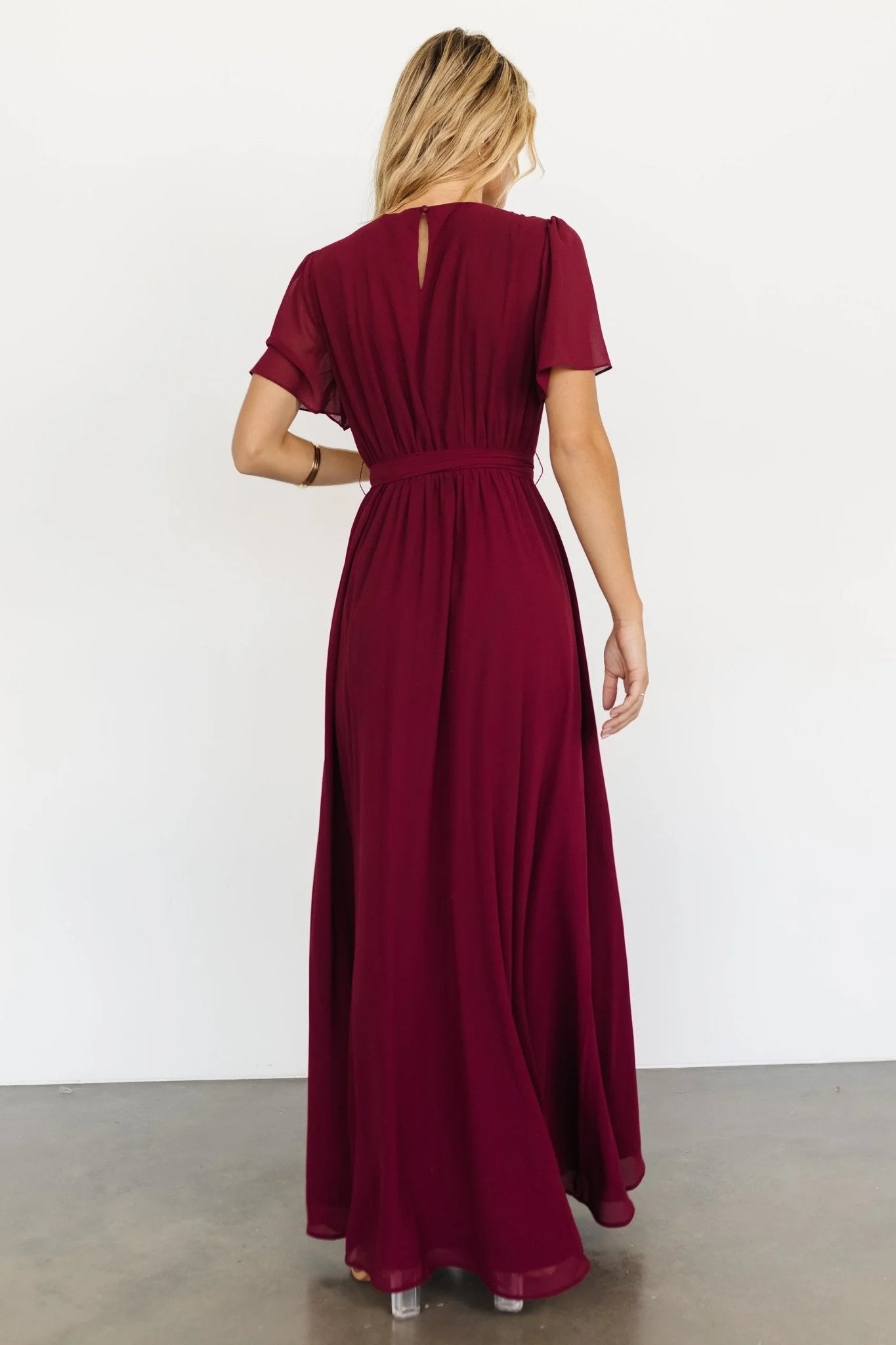Naomi Short Sleeve Maxi Dress | Mulberry