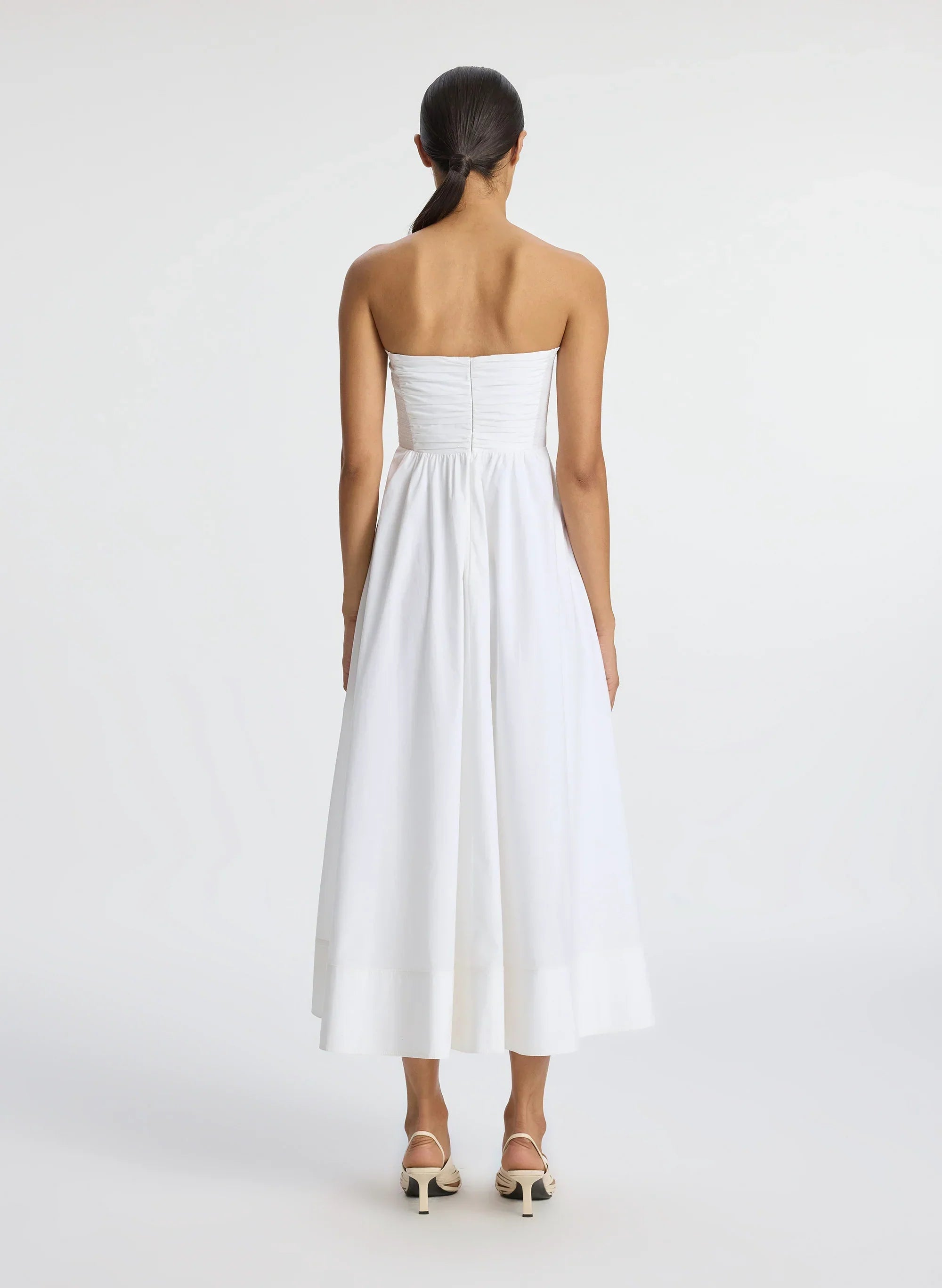 Tate Strapless Midi Dress